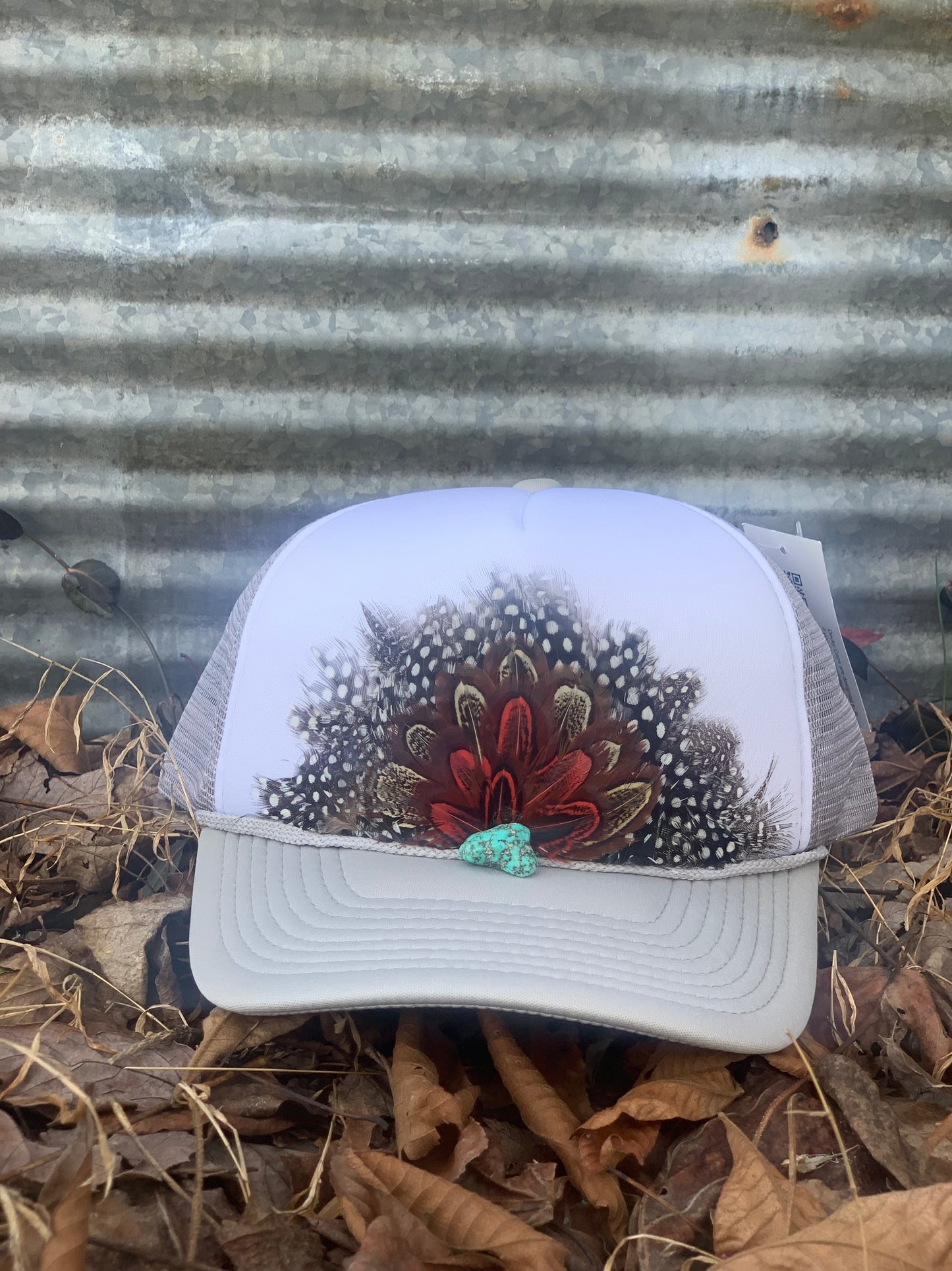 Feather Crown Trucker Hat