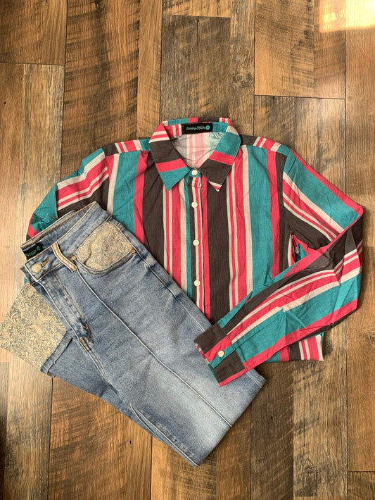 Kreek embroidered jeans