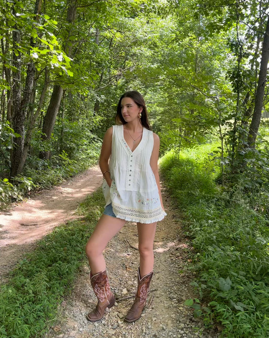 Landslide sleeveless top