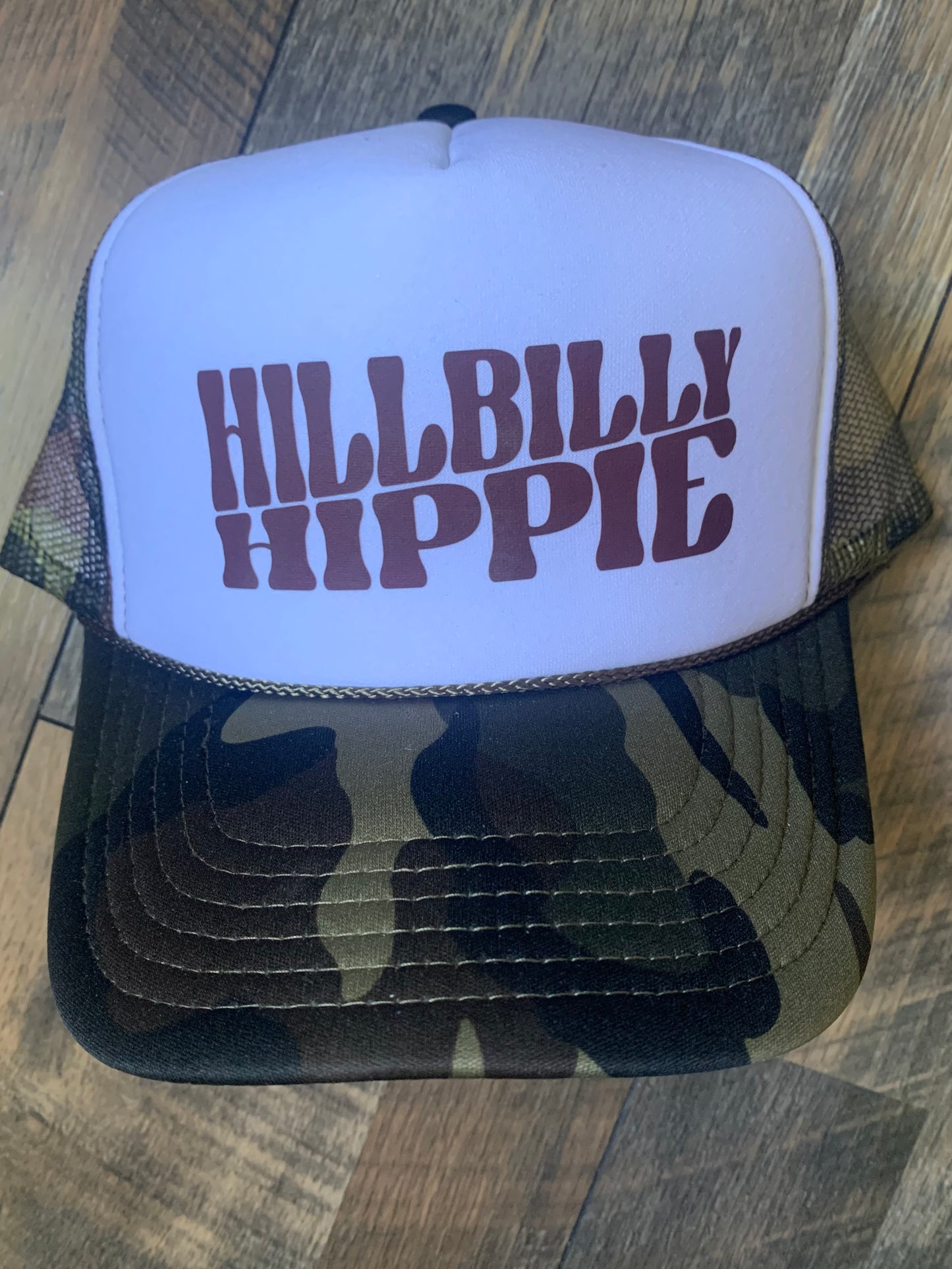 Hillbilly Hippie trucker hat