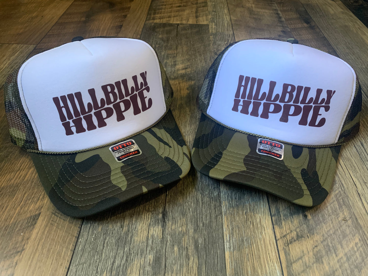 Hillbilly Hippie trucker hat