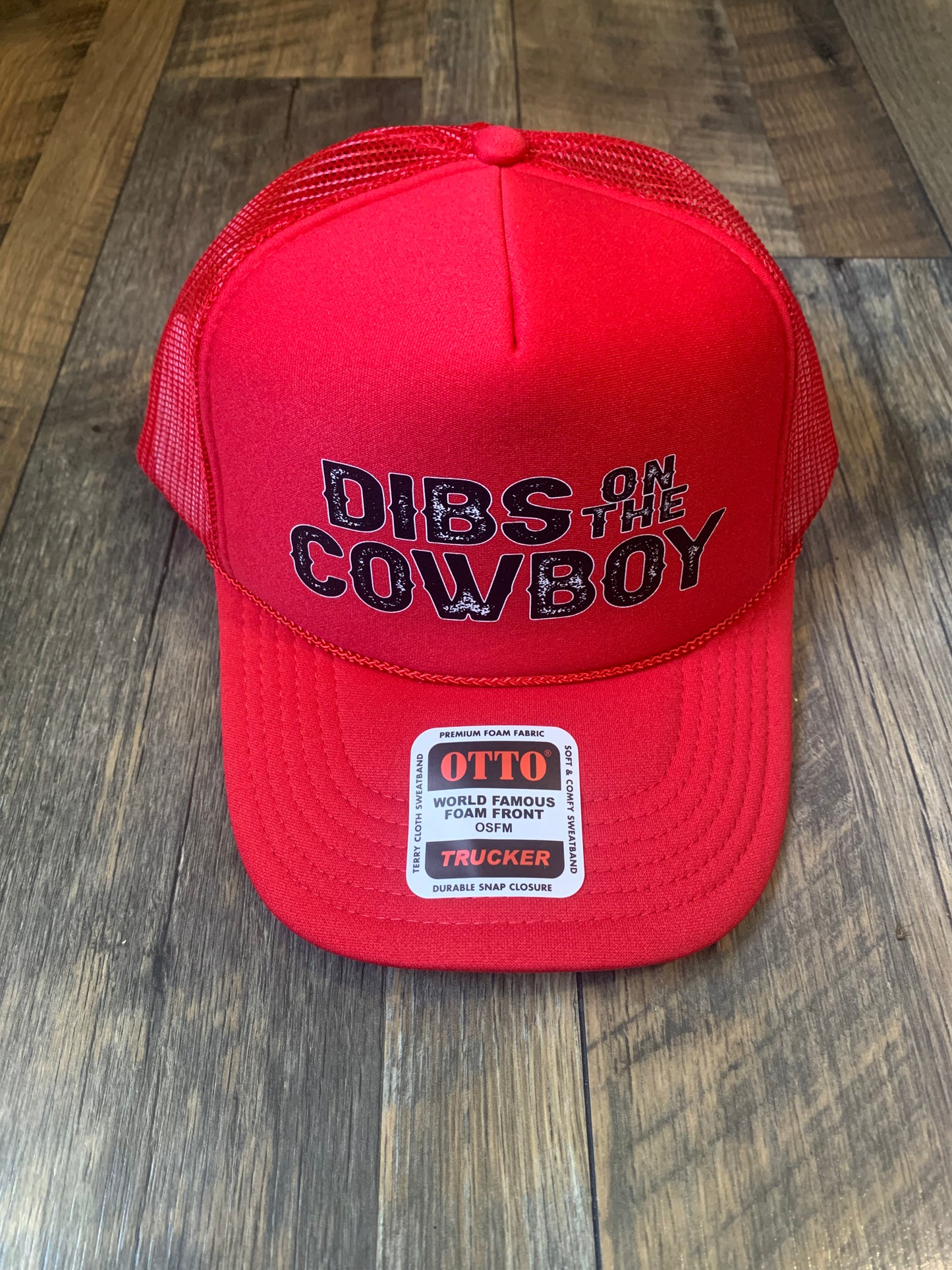 Dibs on the Cowboy trucker hat